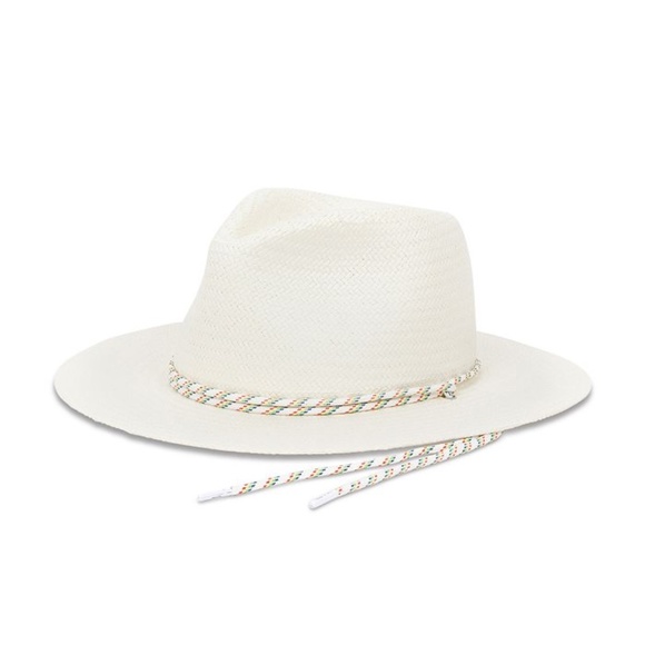 NWT Rag & Bone Womens Packable Rope Fedora Ivory - Picture 4 of 16
